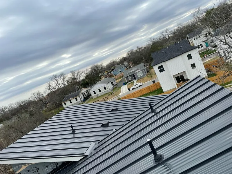 Standing seam metal roof panels with vents for Skylight Repair in Erwin